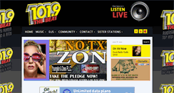 Desktop Screenshot of 1019thebeatfm.com